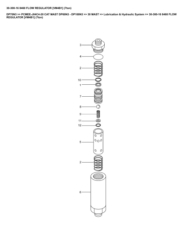 Caterpillar DP70N3 Parts Manual PCMEE-J04C4-20 4 Caterpillar DP70N3 Parts Manual PCMEE-J04C4-20 - Image 4