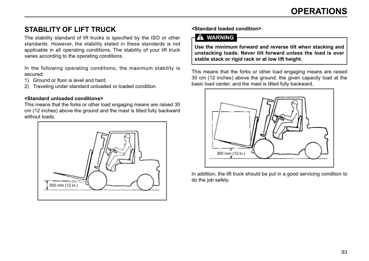 Caterpillar DP70NH, DP80NH, DP100NH Operation and Maintenance Manual 99700-40100 3 Caterpillar DP70NH, DP80NH, DP100NH Operation and Maintenance Manual 99700-40100 - Image 3