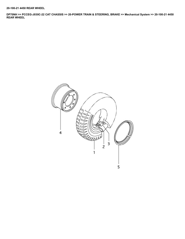 Caterpillar DP70NH Parts Manual PCCEG-J030C-22 5 Caterpillar DP70NH Parts Manual PCCEG-J030C-22 - Image 5