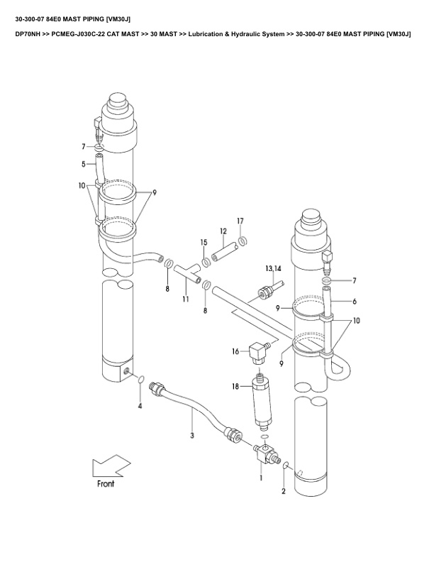 Caterpillar DP70NH Parts Manual PCMEG-J030C-22 4 Caterpillar DP70NH Parts Manual PCMEG-J030C-22 - Image 4