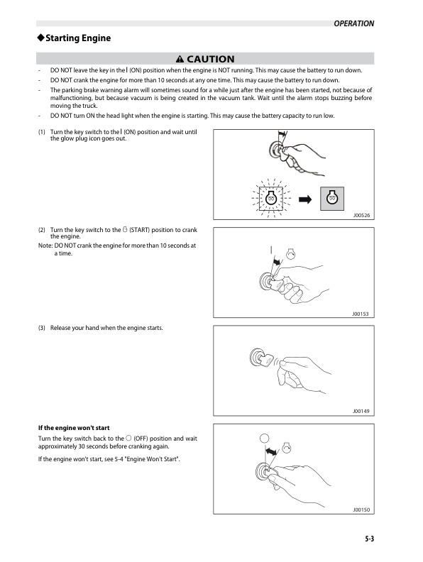 Caterpillar DP70NM Operation and Maintenance Manual 99700-6A100 4 Caterpillar DP70NM Operation and Maintenance Manual 99700-6A100-4