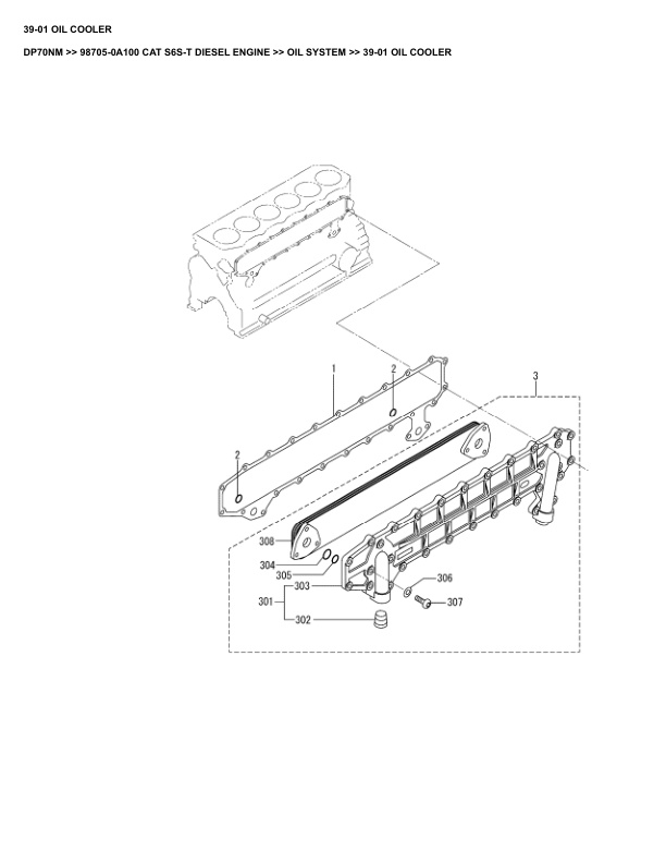 Caterpillar DP70NM Parts Manual 98705-0A100 2 Caterpillar DP70NM Parts Manual 98705-0A100 - Image 2
