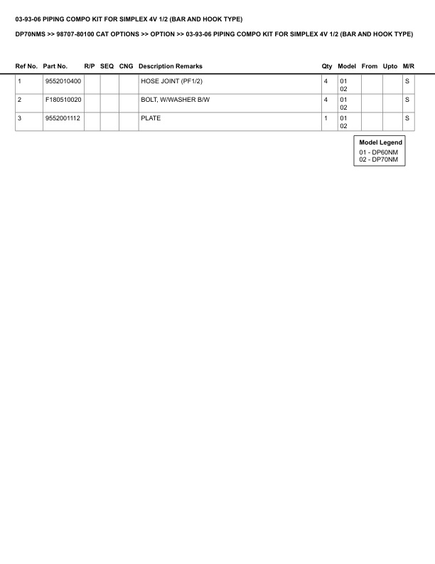 Caterpillar DP70NMS Parts Manual 98707-80100 5 Caterpillar DP70NMS Parts Manual 98707-80100 - Image 5
