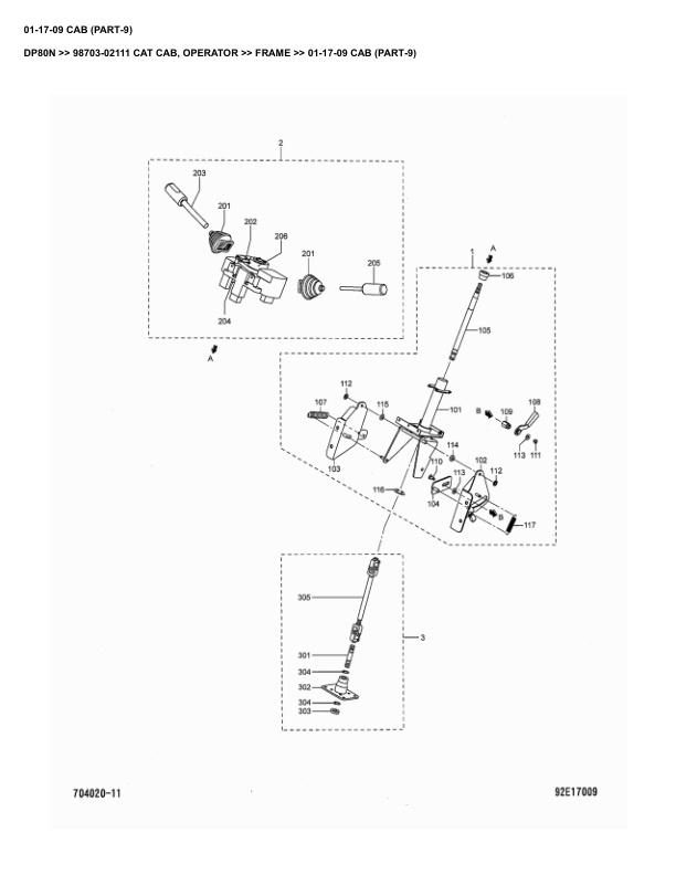 Caterpillar DP80N Parts Manual 98703-02111 3 Caterpillar DP80N Parts Manual 98703-02111 - Image 3
