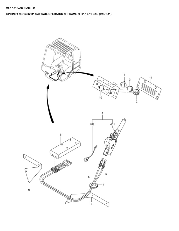 Caterpillar DP80N Parts Manual 98703-02111 4 Caterpillar DP80N Parts Manual 98703-02111 - Image 4