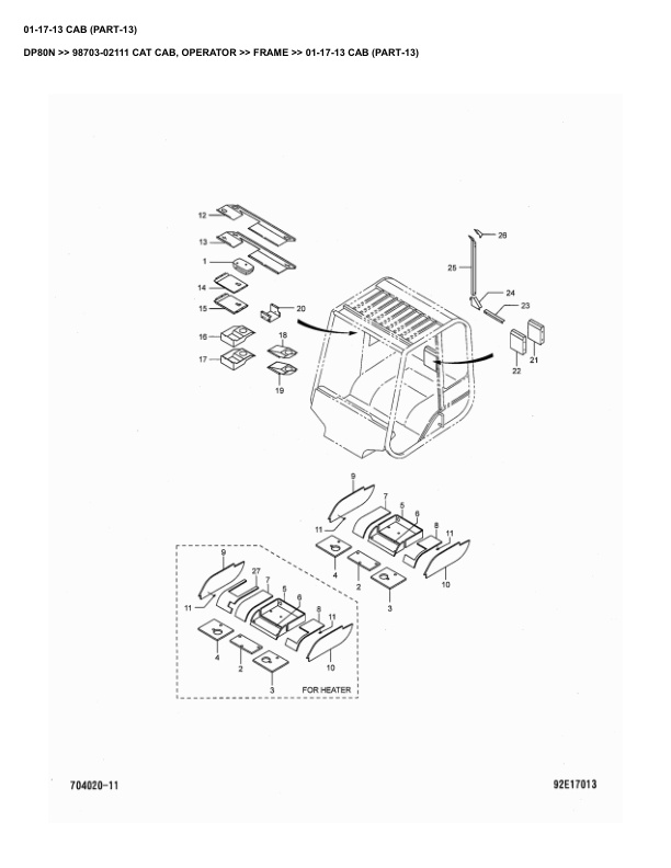 Caterpillar DP80N Parts Manual 98703-02111 5 Caterpillar DP80N Parts Manual 98703-02111 - Image 5