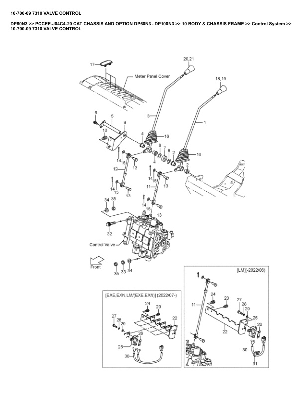 Alternative view of Caterpillar DP80N3 Parts Manual PCCEE-J04C4-20