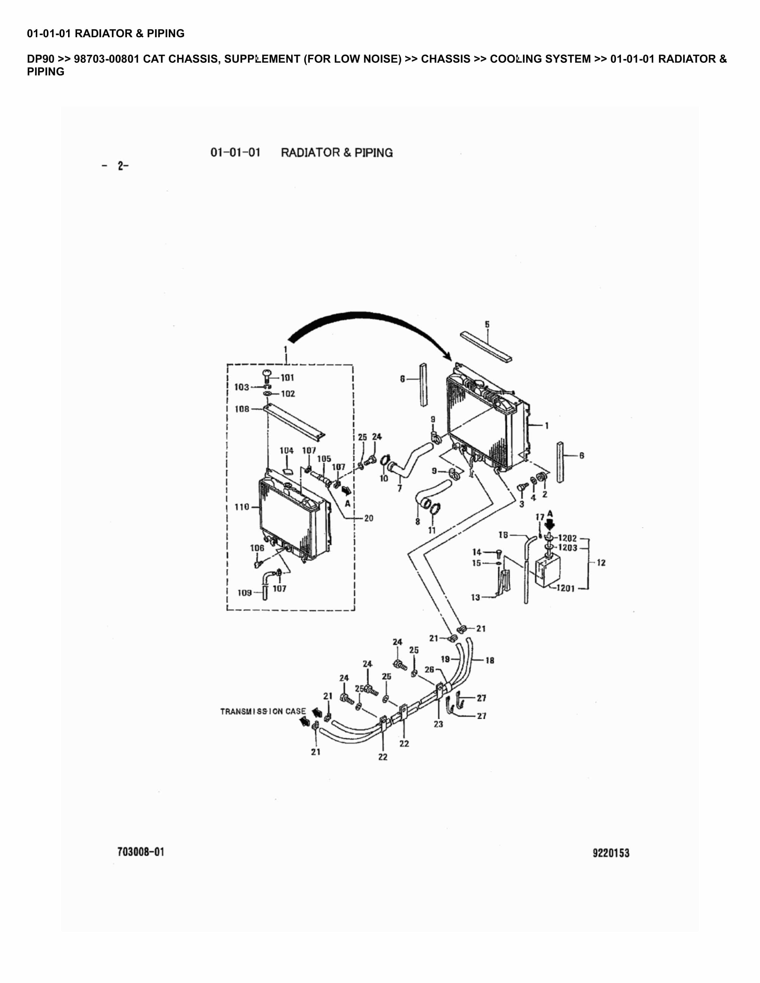 Caterpillar DP90 Parts Manual 98703-00801