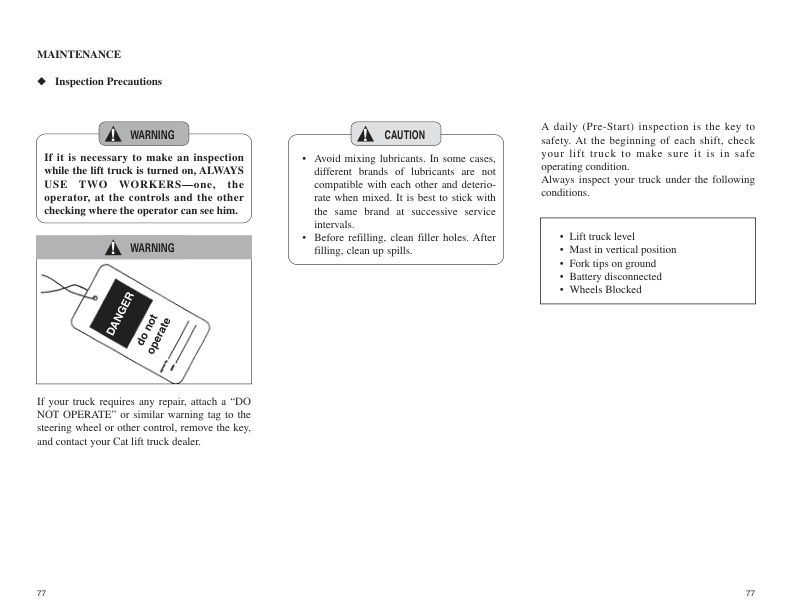 Caterpillar E3000 to E6500 Operation and Maintenance Manual 99750-8C121 3 Caterpillar E3000 to E6500 Operation and Maintenance Manual 99750-8C121-3