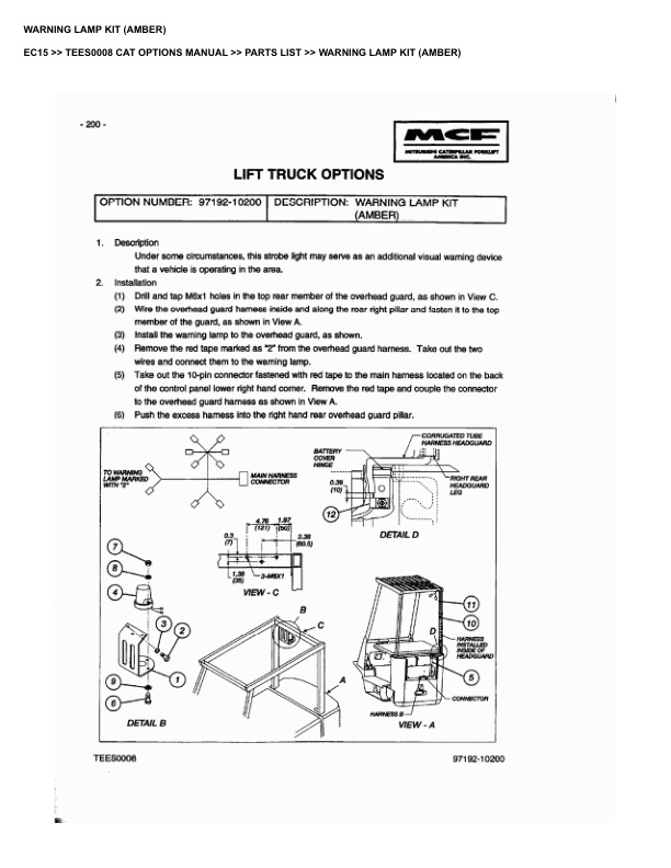 Caterpillar EC15 Parts Manual TEES0008 5 Caterpillar EC15 Parts Manual TEES0008 - Image 5