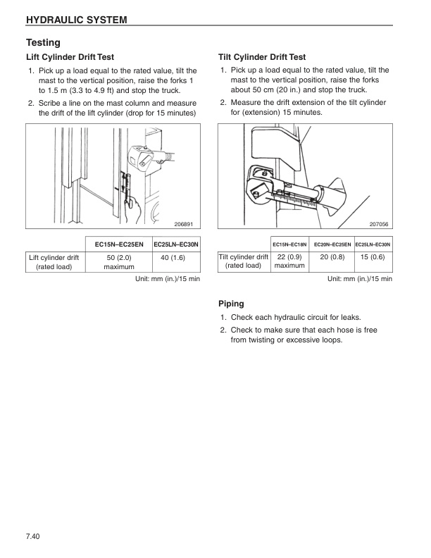 Caterpillar EC15N to EC30N Chassis and Mast Service Manual 99759-6K110 3 Caterpillar EC15N to EC30N Chassis and Mast Service Manual 99759-6K110-3