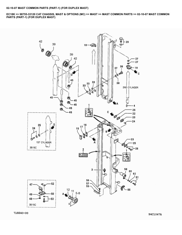 Alternative view of Caterpillar EC18K Parts Manual 98755-33120