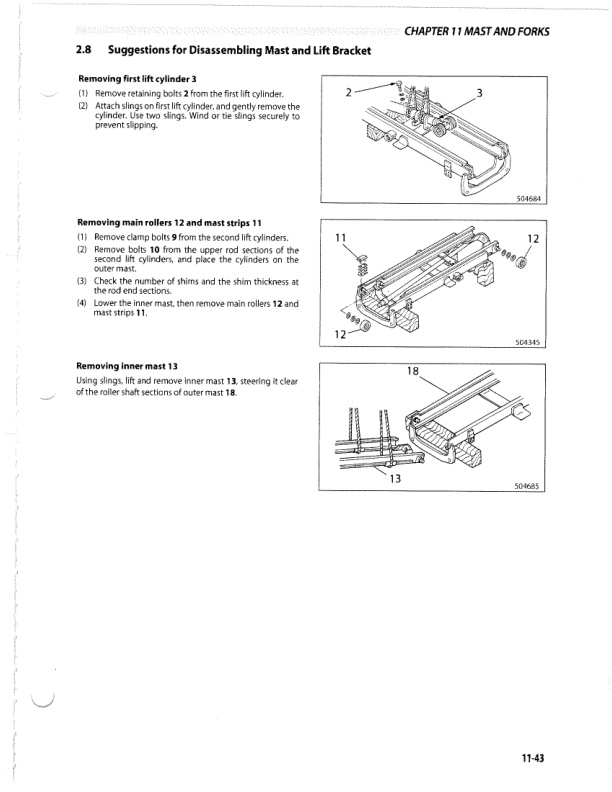 Caterpillar EC22N2 to EC30LN2 Chassis and Mast Service Manual 99759-8N100 4 Caterpillar EC22N2 to EC30LN2 Chassis and Mast Service Manual 99759-8N100-4