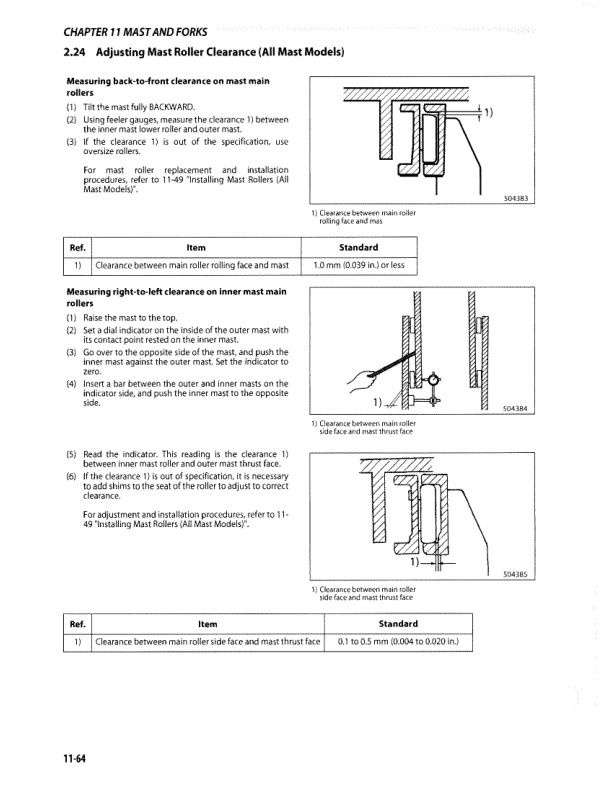 Caterpillar EC22N2 to EC30LN2 Chassis and Mast Service Manual 99759-8N100 5 Caterpillar EC22N2 to EC30LN2 Chassis and Mast Service Manual 99759-8N100-5