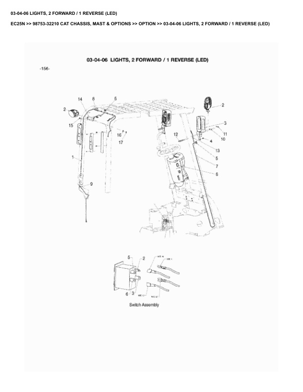 Caterpillar EC25N Parts Manual 98753-32210 4 Caterpillar EC25N Parts Manual 98753-32210 - Image 4