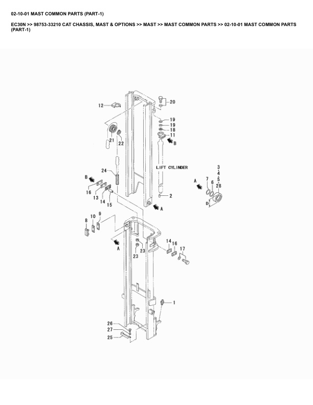 Caterpillar EC30N Parts Manual 98753-33210 2 Caterpillar EC30N Parts Manual 98753-33210 - Image 2
