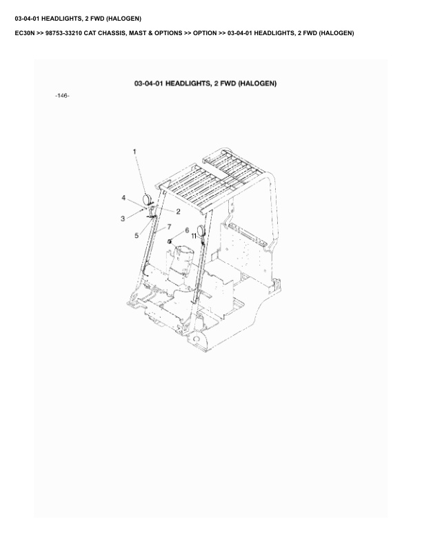 Caterpillar EC30N Parts Manual 98753-33210 3 Caterpillar EC30N Parts Manual 98753-33210 - Image 3