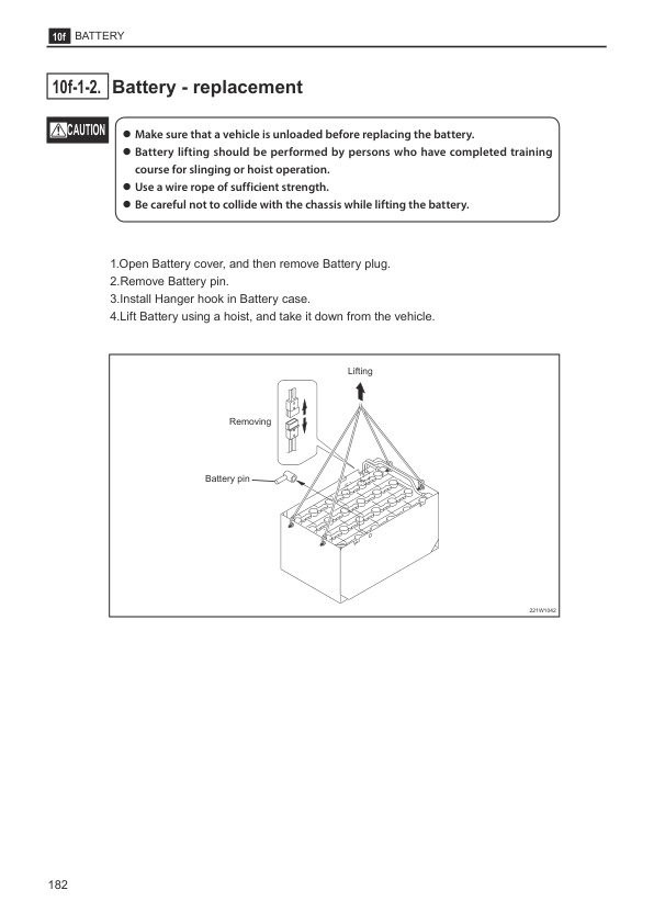 Caterpillar EP10CA1-25(H)CA1, EP28CA1-EP30CA1 Chassis and Mast Service Manual 99759-40110-5