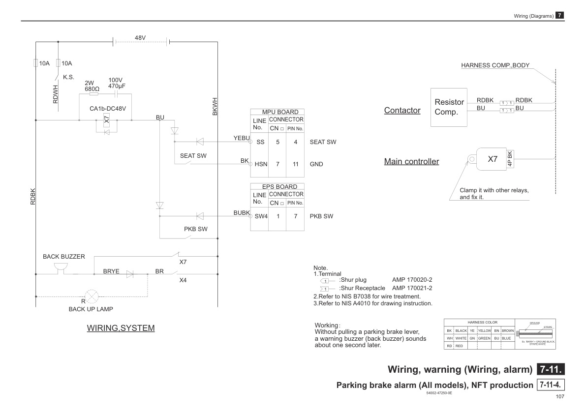 Caterpillar EP10CA1(J)-25(H)CA1(J), EP28CA1(J)-EP30CA1(J) Controller Service Manual 99759-6S110-5