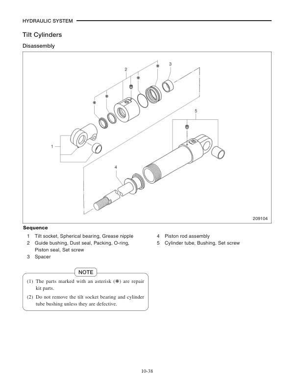 Caterpillar EP10KRT, EP12KRT, EP15KRT Chassis, Mast and Options Service Manual 99759-65110-4
