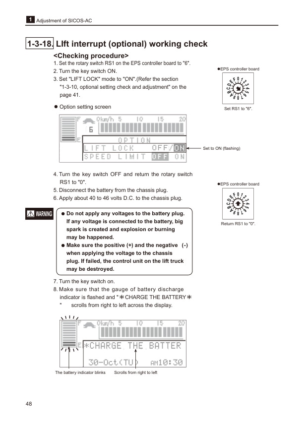 Caterpillar EP13TCA, EP15TCA, EP18TCA, EP20TCA Controller Service Manual 99N19-62100-2