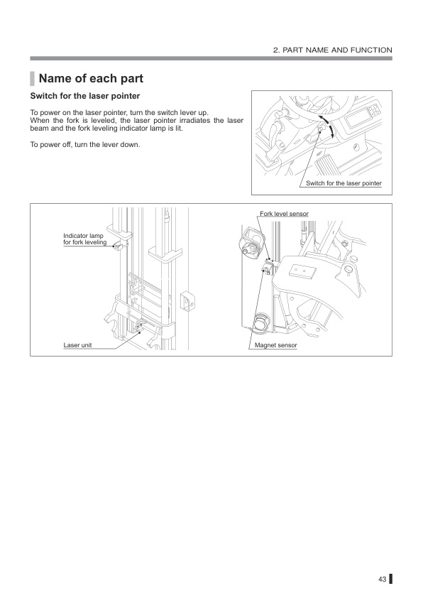 Caterpillar EP13TCB, EP15TCB, EP16-18-20TCB, EP16-18-20TBCB Operation and Maintenance Manual 99750-45100-2