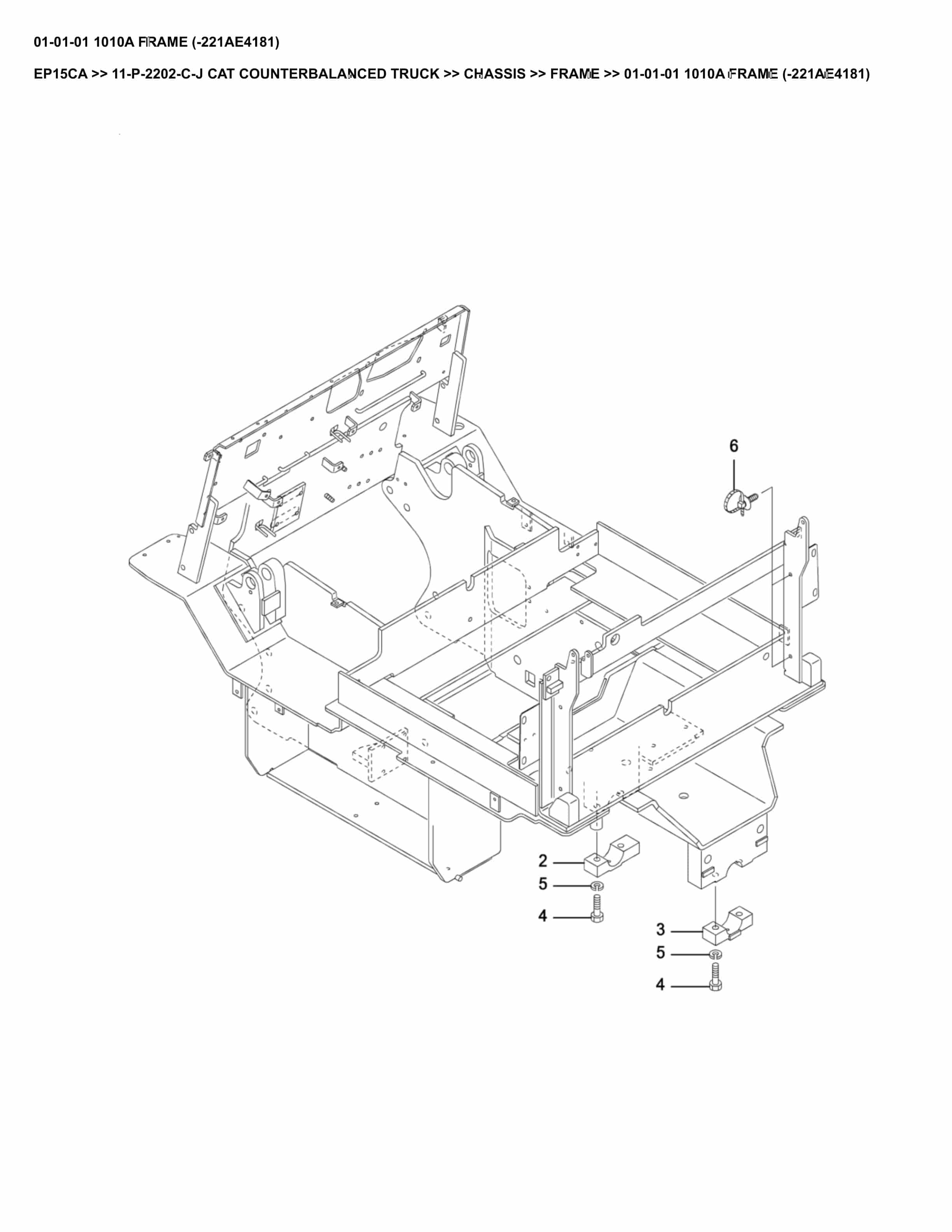 Caterpillar EP15CA Parts Manual 11-P-2202-C-J