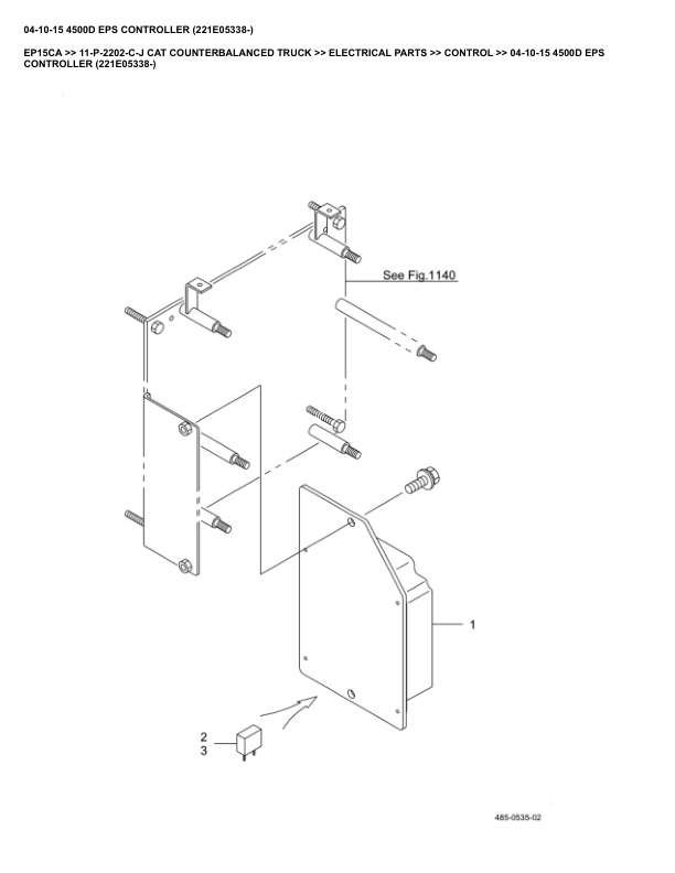 Caterpillar EP15CA Parts Manual 11-P-2202-C-J 3 Caterpillar EP15CA Parts Manual 11-P-2202-C-J - Image 3