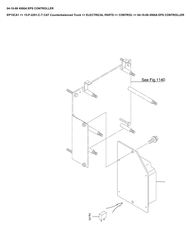 Caterpillar EP15CA1 Parts Manual 15-P-2201-C-T 5 Caterpillar EP15CA1 Parts Manual 15-P-2201-C-T - Image 5