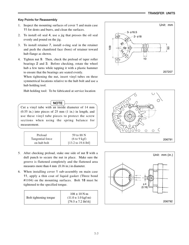 Caterpillar EP16K, EP18K, EP20KC Chassis and Mast Service Manual 99759-62100-2