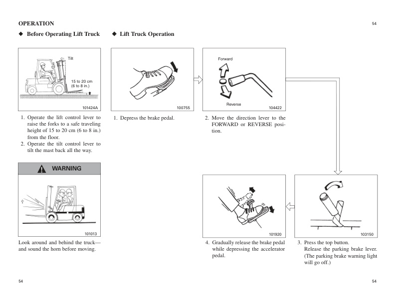 Caterpillar EP16KT, EP18KT, EP20KT Operation and Maintenance Manual 99710-89110-2