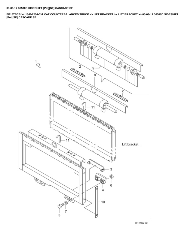 Caterpillar EP16TBCB Parts Manual 13-P-2204-C-T 4 Caterpillar EP16TBCB Parts Manual 13-P-2204-C-T - Image 4