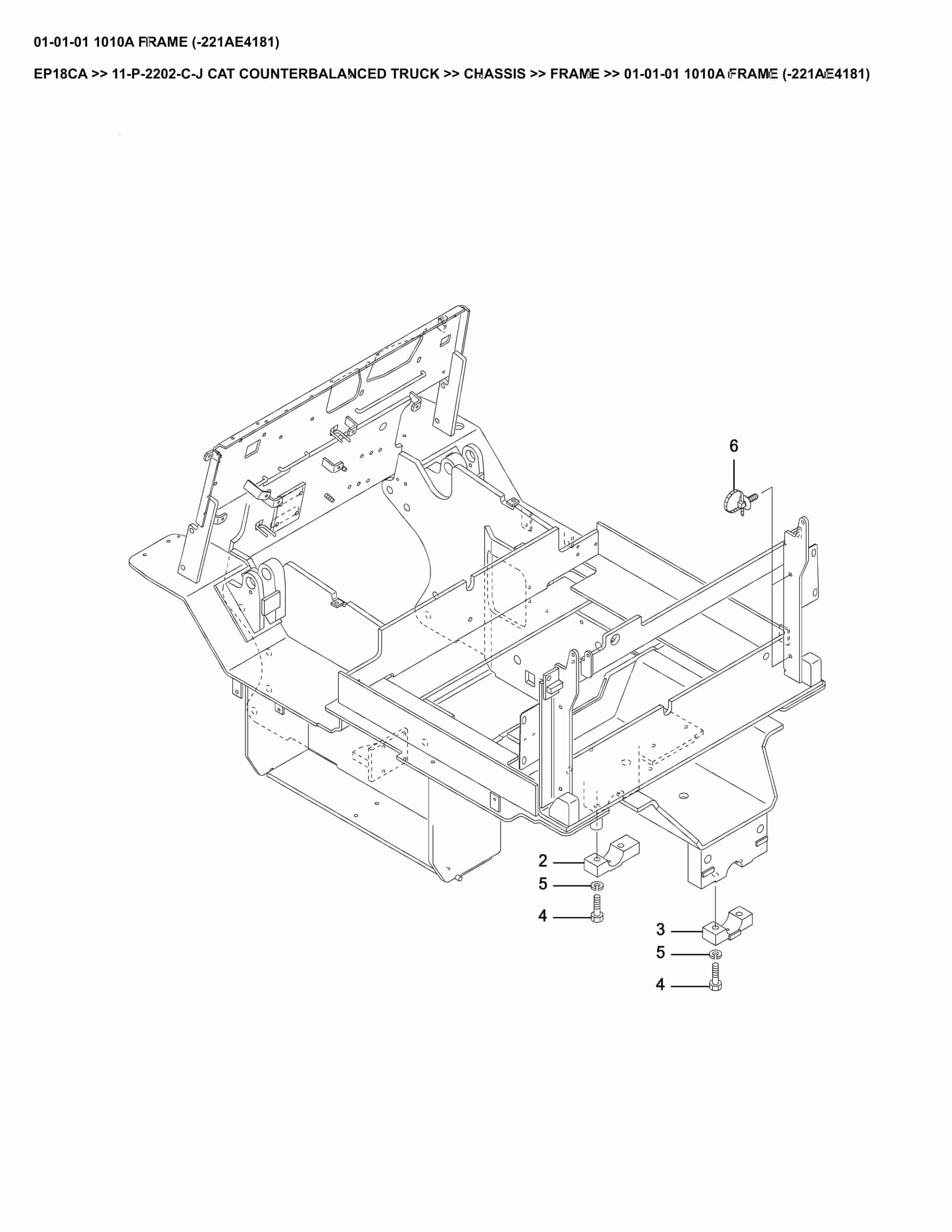 Caterpillar EP18CA Parts Manual 11-P-2202-C-J