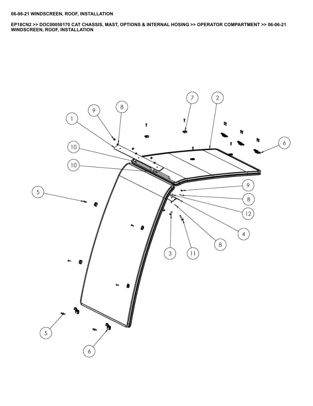 Caterpillar EP18CN2 Parts Manual DOC00050170 4 Caterpillar EP18CN2 Parts Manual DOC00050170 - Image 4