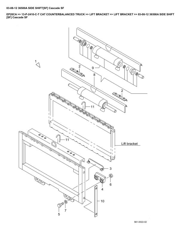 Caterpillar EP20CA Parts Manual 13-P-2410-C-T 4 Caterpillar EP20CA Parts Manual 13-P-2410-C-T - Image 4