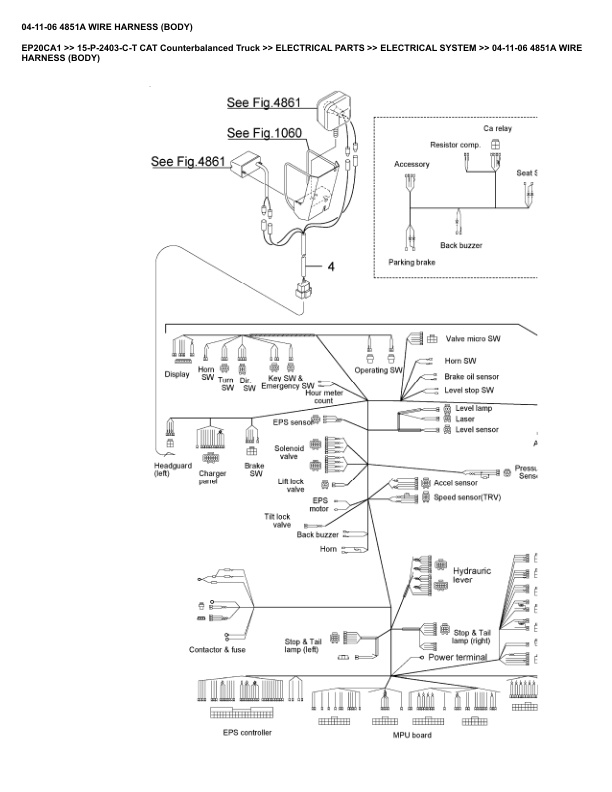 Caterpillar EP20CA1 Parts Manual 15-P-2403-C-T 5 Caterpillar EP20CA1 Parts Manual 15-P-2403-C-T - Image 5