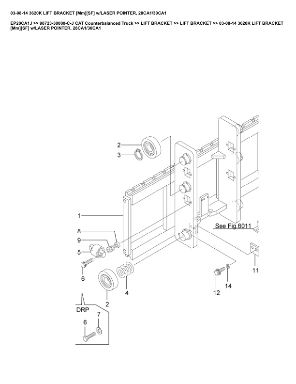 Caterpillar EP20CA1J Parts Manual 98723-30000-C-J 4 Caterpillar EP20CA1J Parts Manual 98723-30000-C-J - Image 4