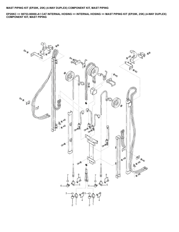 Caterpillar EP20KC Parts Manual 98753-90000-A1 5 Caterpillar EP20KC Parts Manual 98753-90000-A1 - Image 5