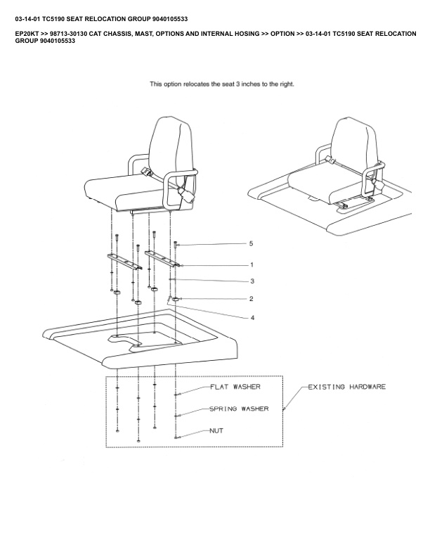 Caterpillar EP20KT Parts Manual 98713-30130 5 Caterpillar EP20KT Parts Manual 98713-30130 - Image 5