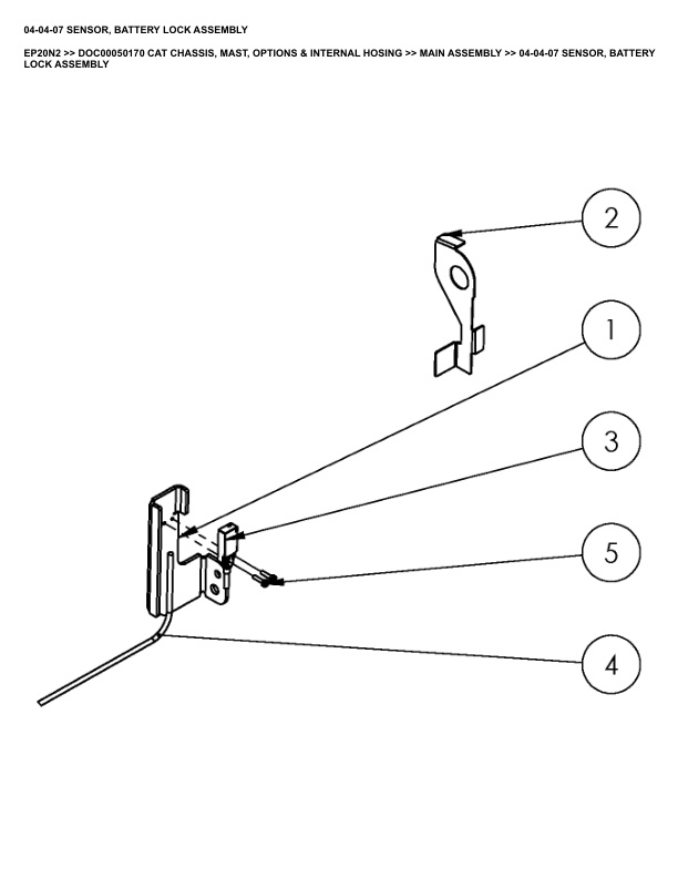 Alternative view of Caterpillar EP20N2 Parts Manual DOC00050170
