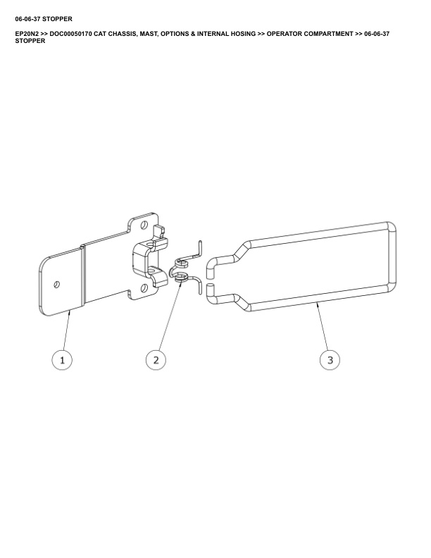 Caterpillar EP20N2 Parts Manual DOC00050170 4 Caterpillar EP20N2 Parts Manual DOC00050170 - Image 4