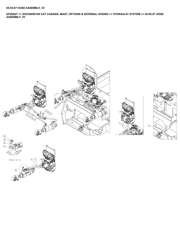 Alternative view of Caterpillar EP20N2T Parts Manual DOC00050169