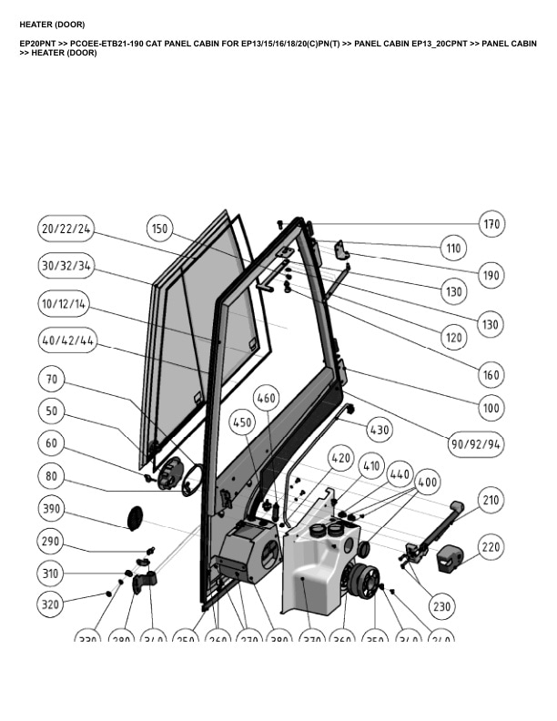 Caterpillar EP20PNT Parts Manual PCOEE-ETB21-190 3 Caterpillar EP20PNT Parts Manual PCOEE-ETB21-190 - Image 3