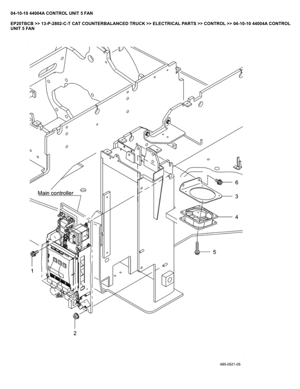 Caterpillar EP20TBCB Parts Manual 13-P-2802-C-T 5 Caterpillar EP20TBCB Parts Manual 13-P-2802-C-T - Image 5