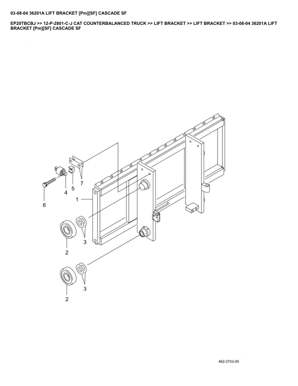 Caterpillar EP20TBCBJ Parts Manual 12-P-2801-C-J 3 Caterpillar EP20TBCBJ Parts Manual 12-P-2801-C-J - Image 3