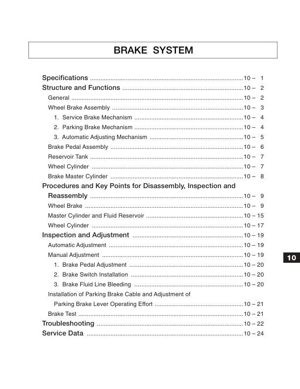 Caterpillar EP30K, EP35K Chassis and Mast Service Manual 99759-64100-2
