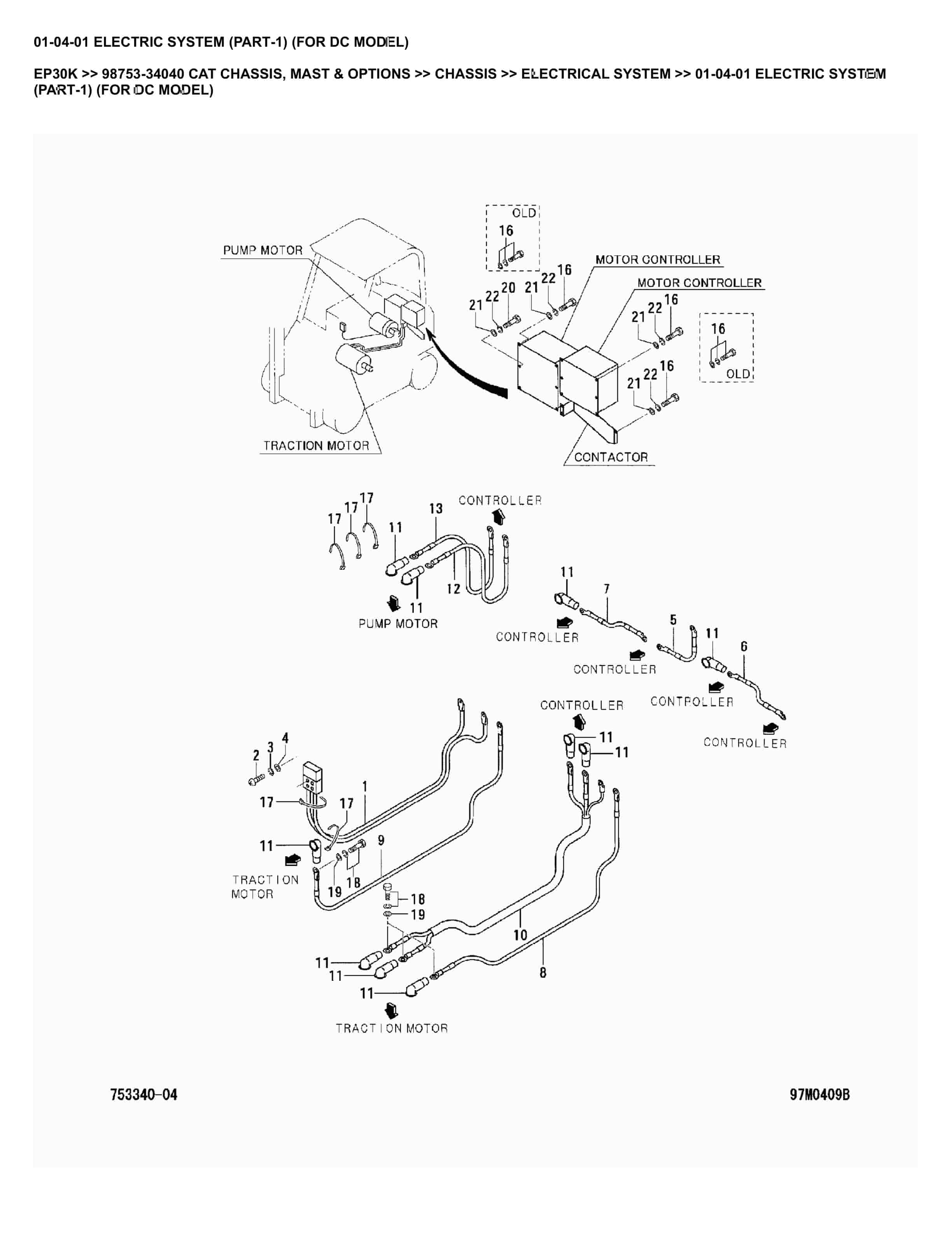 Caterpillar EP30K Parts Manual 98753-34040 1 Caterpillar EP30K Parts Manual 98753-34040