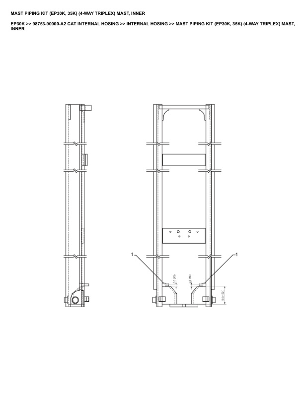 Caterpillar EP30K Parts Manual 98753-90000-A2 5 Caterpillar EP30K Parts Manual 98753-90000-A2 - Image 5
