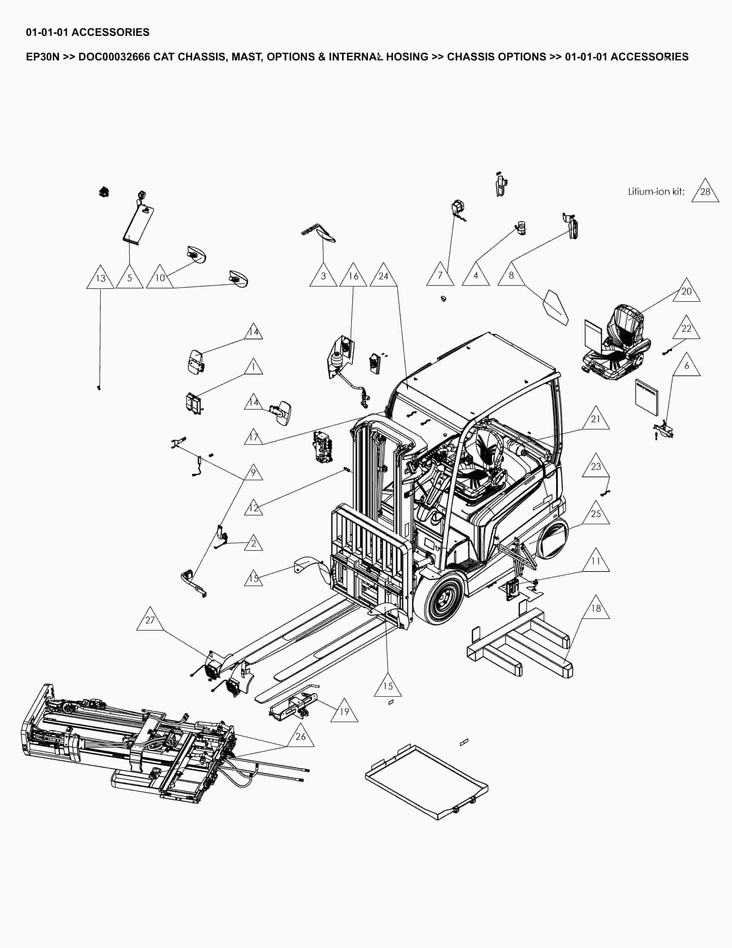 Caterpillar EP30N Parts Manual DOC00032666 1 Caterpillar EP30N Parts Manual DOC00032666