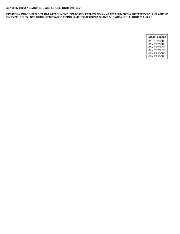 Caterpillar EP35CB Parts Manual PCAEG-T257D-21 3 Caterpillar EP35CB Parts Manual PCAEG-T257D-21 - Image 3